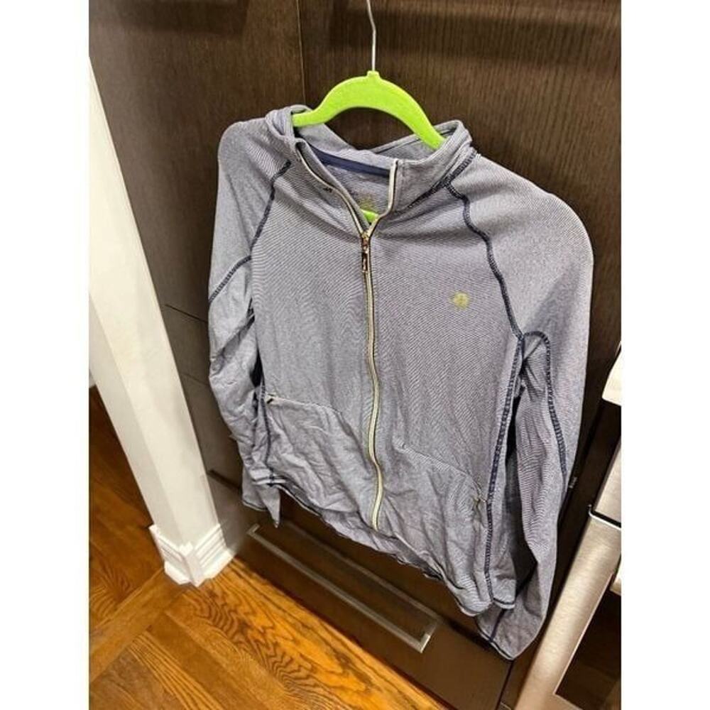 Lilly Pulitzer Kapri Striped Zip Up Luxletic Jacket size XL